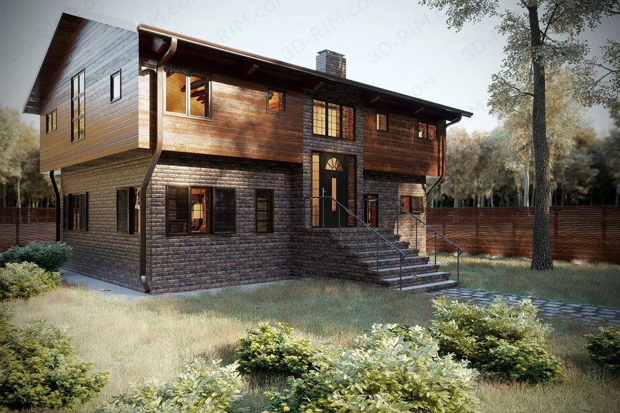 Постер Визуализация ландшафта 