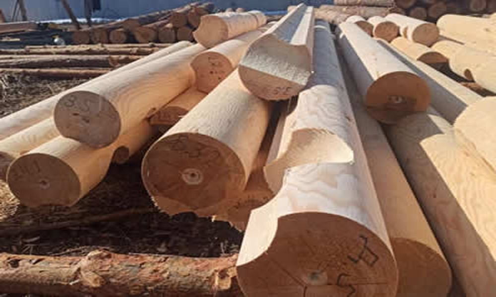 Постер Оцилиндрованное бревно 