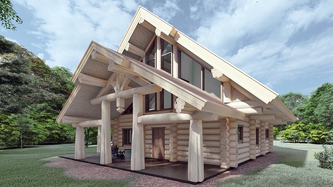 Постер Коттедж Лесной 